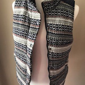 Skies Are Blue winter print Vest